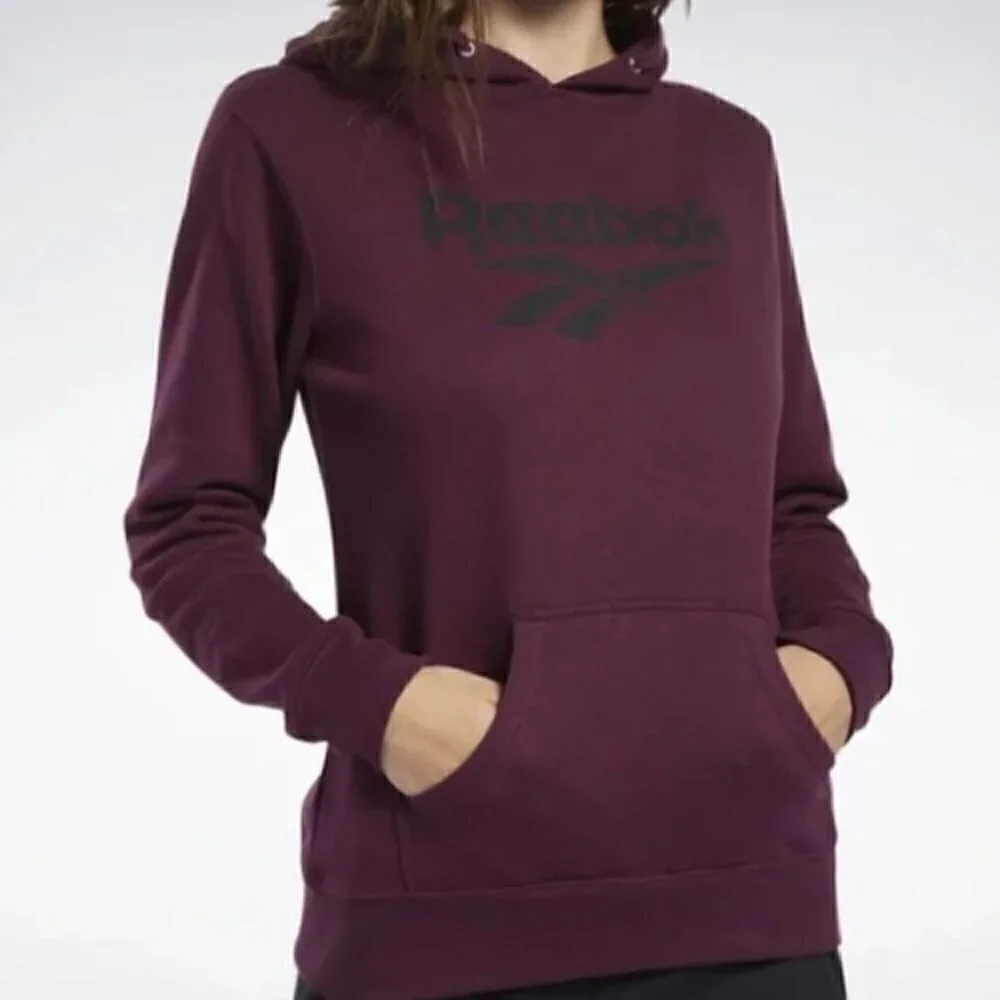 Women's Reebok Maroon Hoodie Sweatshirt Small🏋🏻‍♀️👟💪🏼